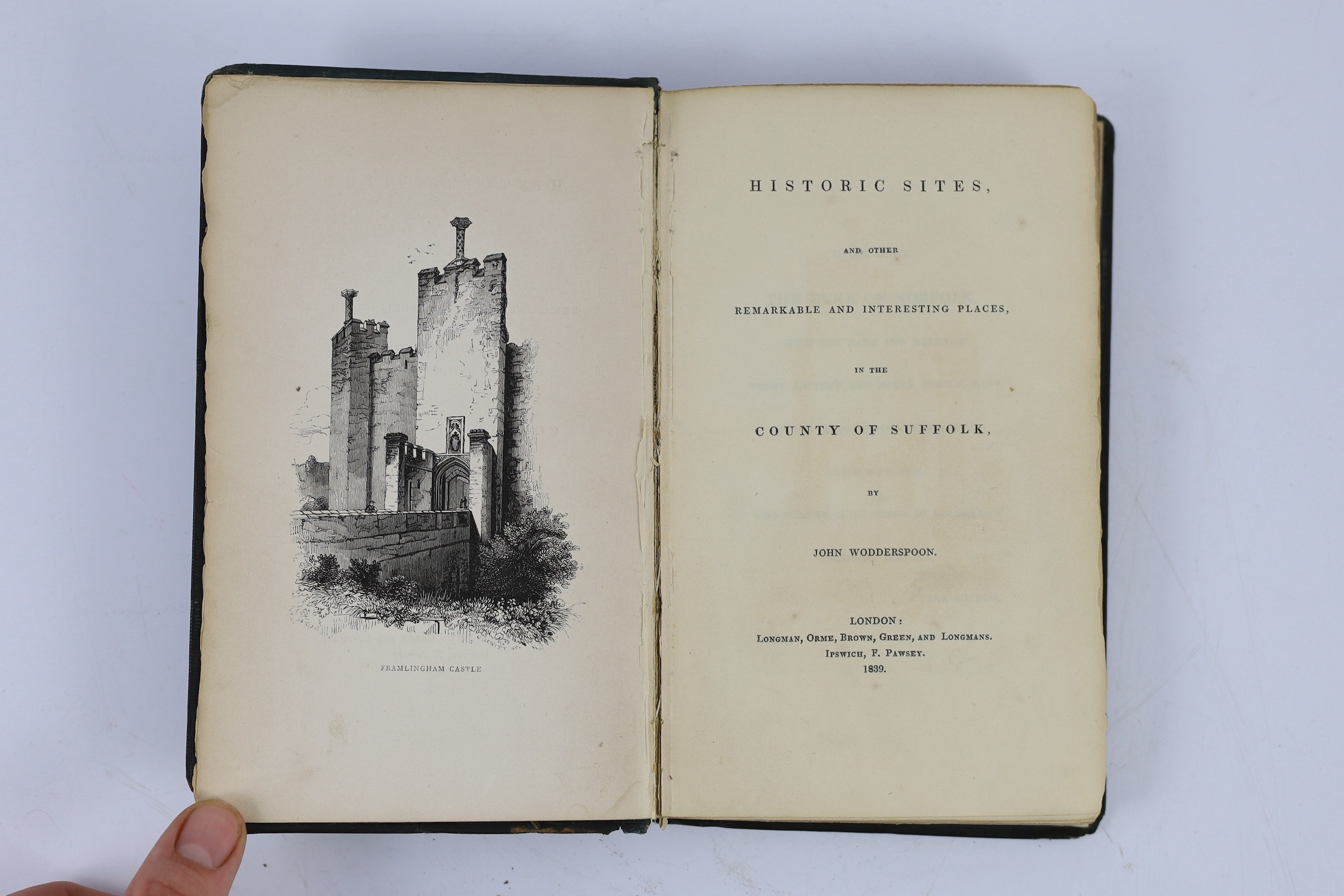 SUFFOLK: (Clarke, G.R.) The History and Description of the Town and Borough of Ipswich including the Villages and Country Seats in its Vicinity ... engraved pictorial title